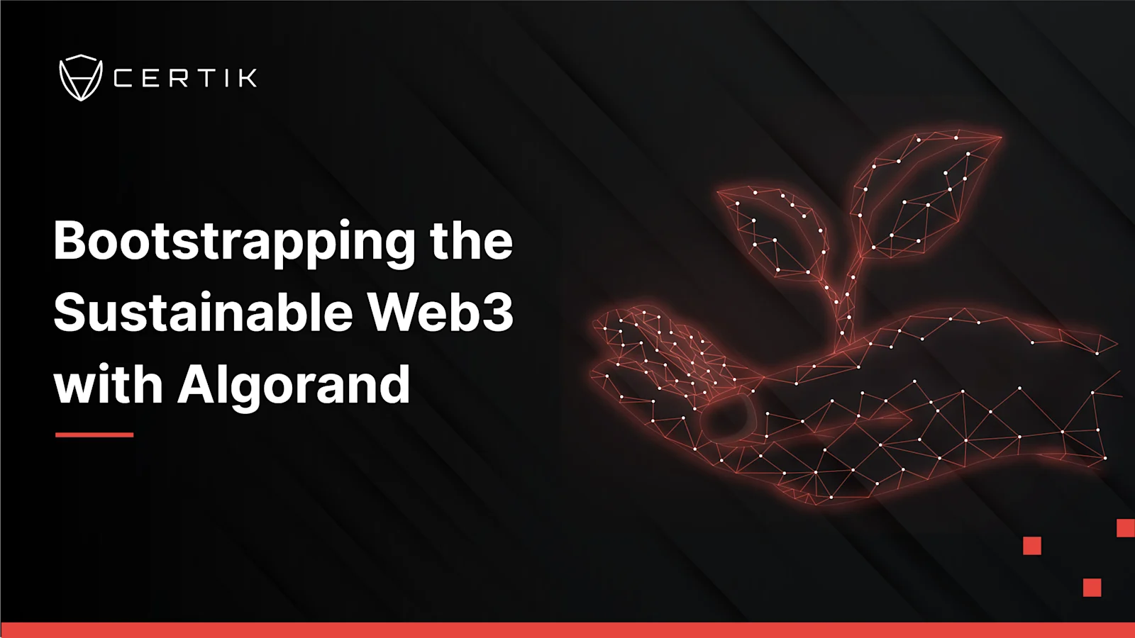 Bootstrapping the Sustainable Web3 with Algorand