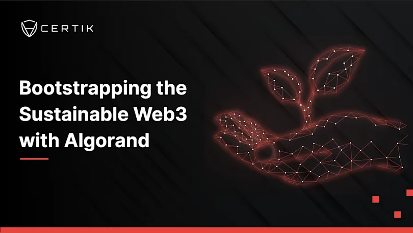 Bootstrapping the Sustainable Web3 with Algorand