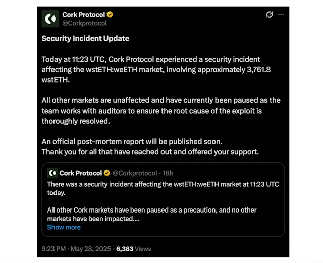 Cork Protocol Incident Analysis - CertiK