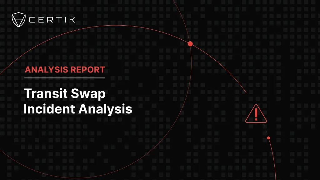 Transit Swap Incident Report