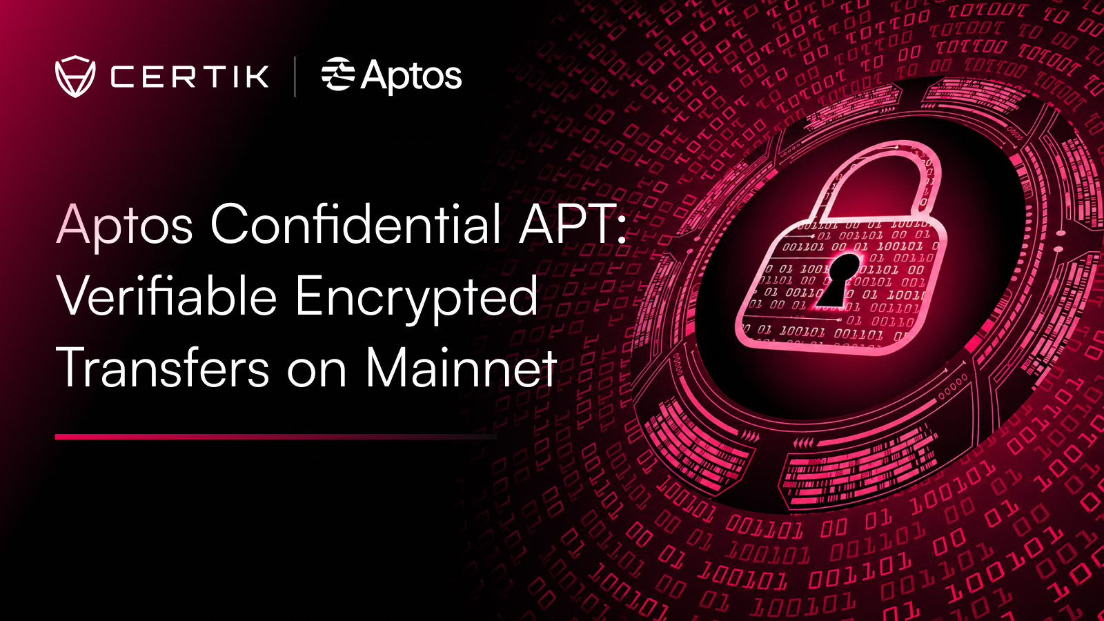 Aptos Confidential APT: Verifiable Encrypted Transfers on Mainnet