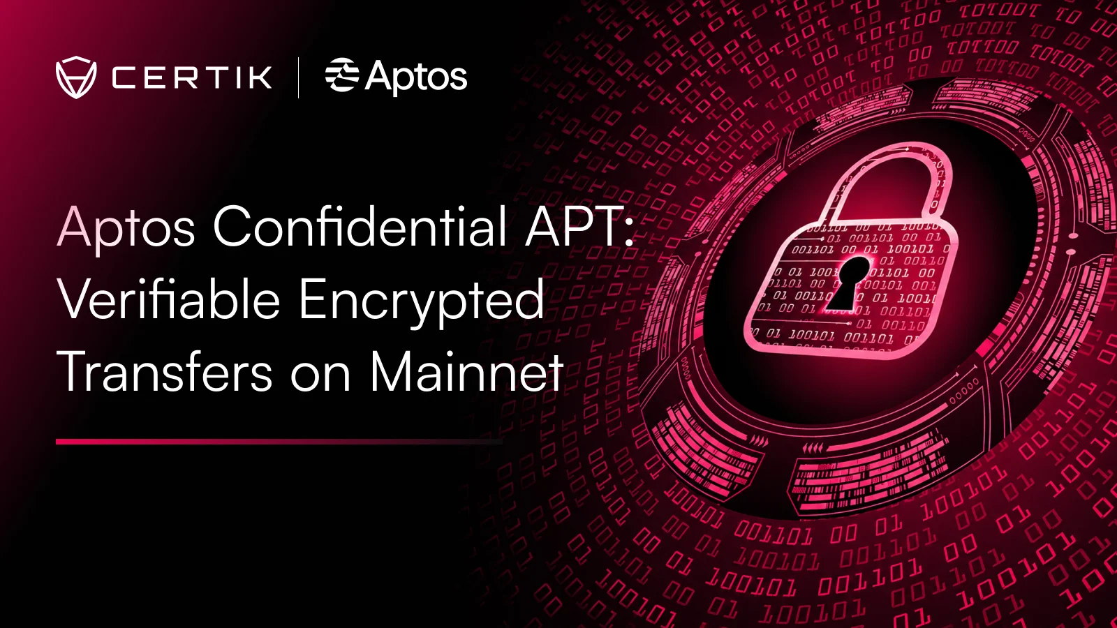 Aptos Confidential APT: Verifiable Encrypted Transfers on Mainnet