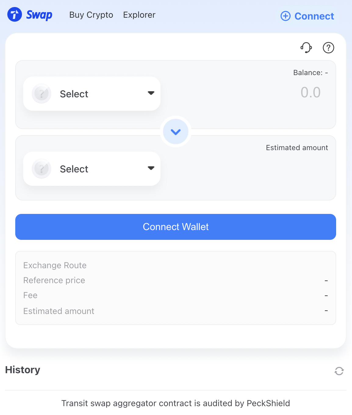 Transit Swap Interface