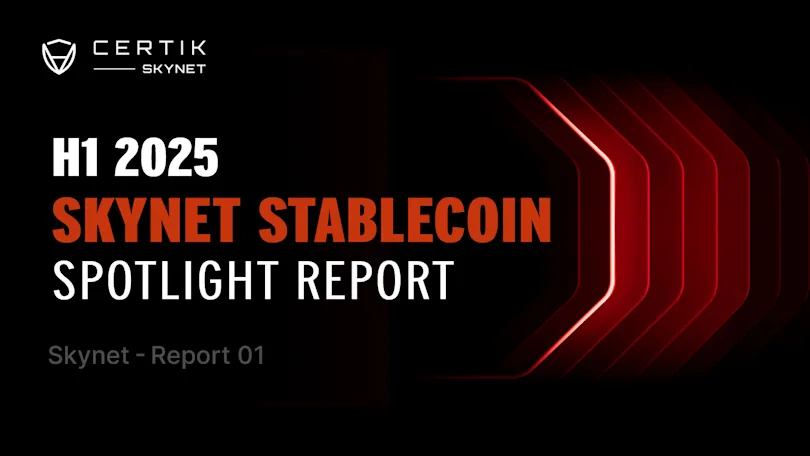 CertiK Skynet 2025년 상반기 스테이블코인 종합 보고서