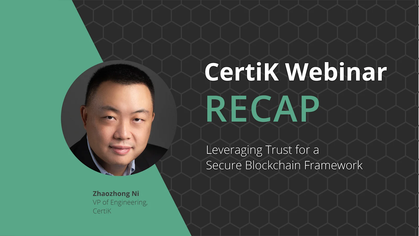 Leveraging Trust for a Secure Blockchain Framework