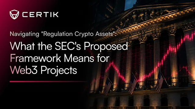 Navigating "Regulation Crypto Assets": What the SEC's Proposed Framework Means for Web3 Projects
