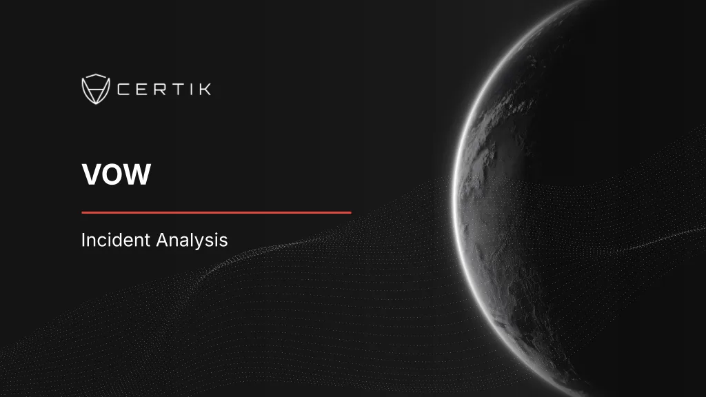 Vow Incident Analysis