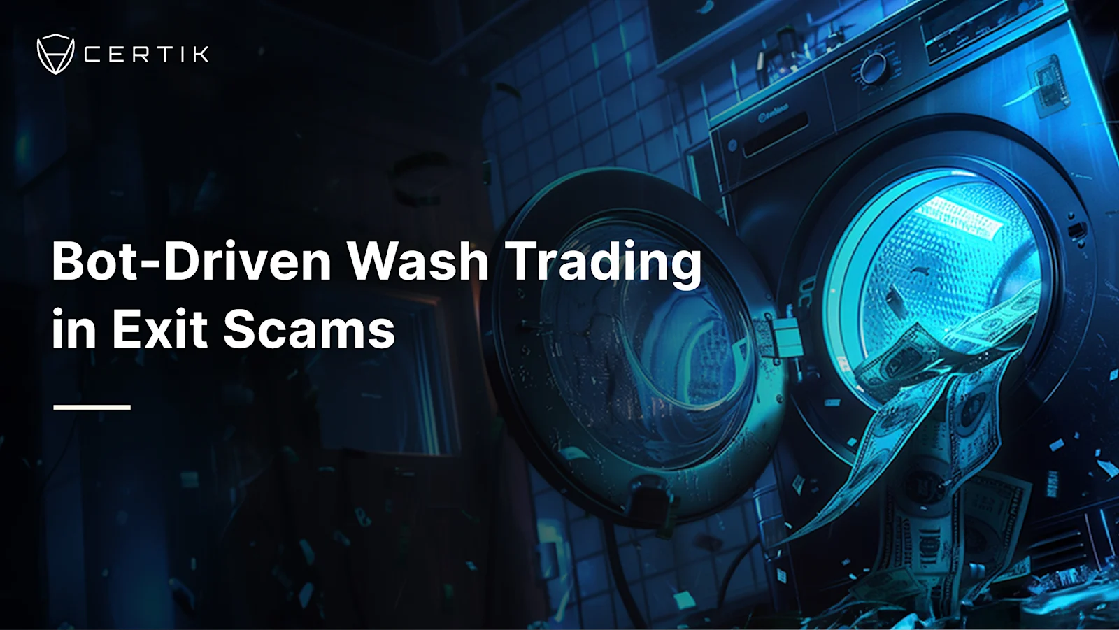 Bot-Driven Wash Trading in Exit Scams