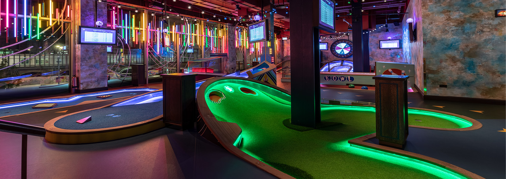 Puttshack Watford High tech mini golf with cool vibes Crazy Golf