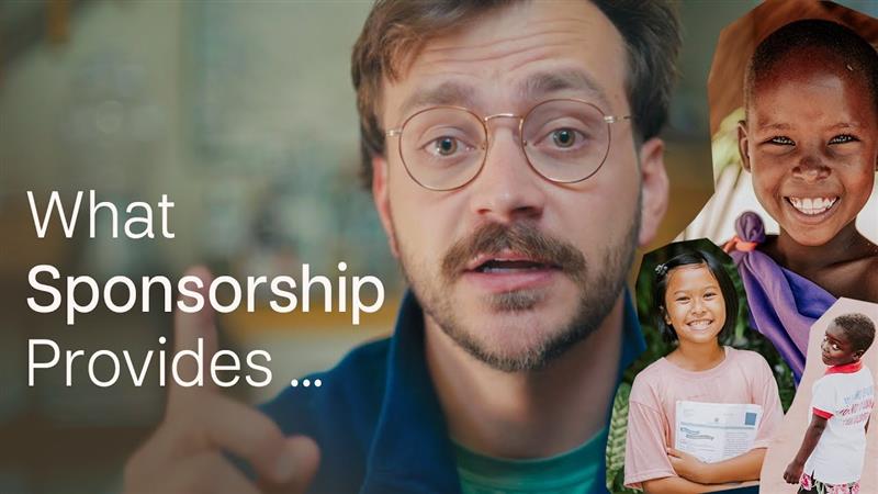 Thumbnail picture for a youtube video explaining: What is Child Sponsorship?