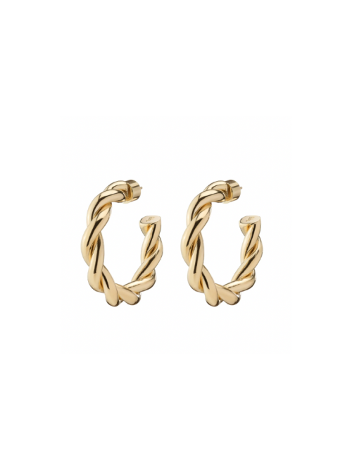 Jennifer Fisher Jewelry MINI DOUBLE TWISTED LILLY HOOPS