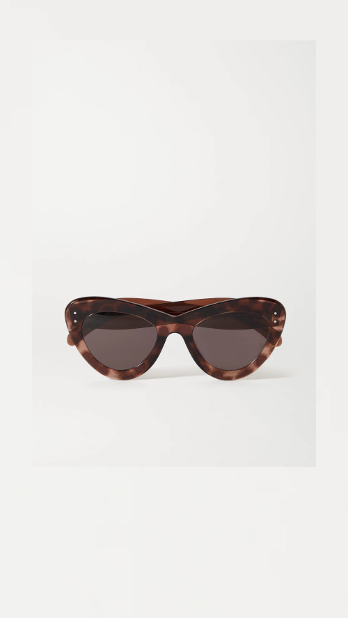 ALAÏA
Oversized cat-eye acetate sunglasses