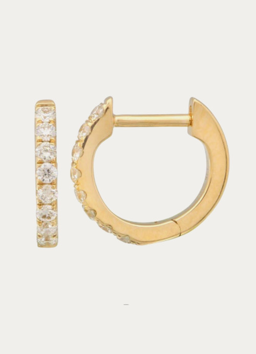 ALEV JEWELRY
Gold Diamond Huggie Earrings