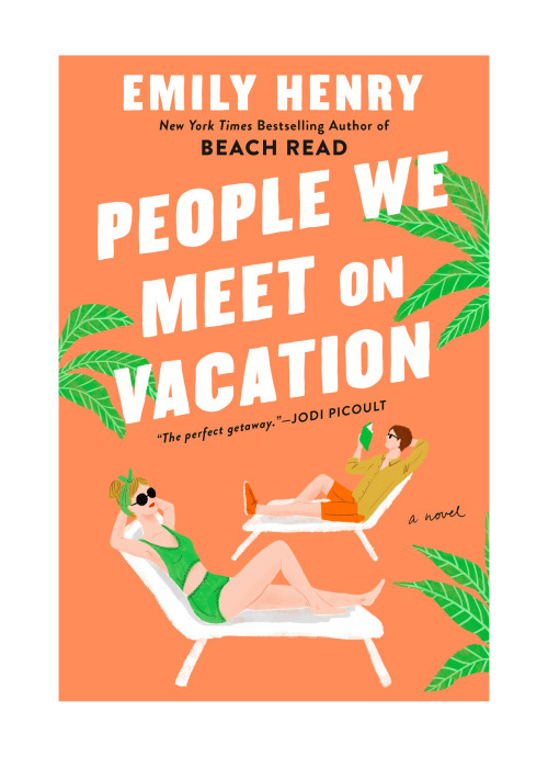 People We Meet on Vacation orange book cover