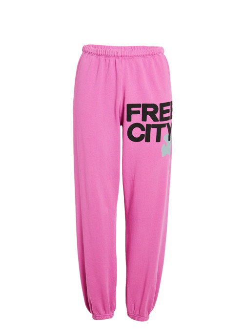 Freecity Pink Large Sweatpants  