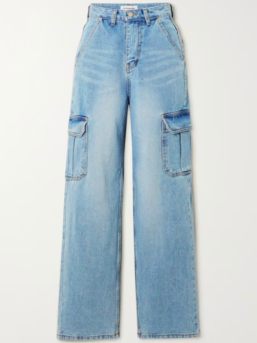 FRANKIE SHOP Kai high-rise wide-leg jeans