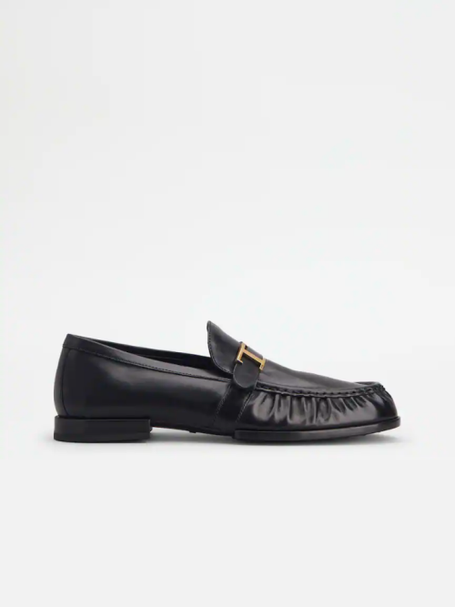 Tod's TIMELESS LOAFERS IN LEATHER - BLACK