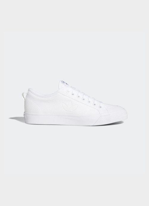 ADIDAS White Nizza Trefoil Shoes