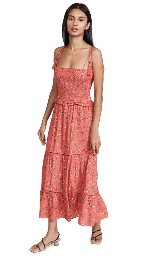 Lost + Wander Everyday Adventures Coral Maxi Dress  