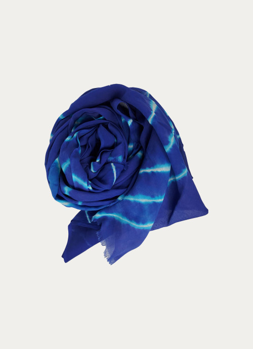 Hat Attack Blue Tie Dye Sarong
