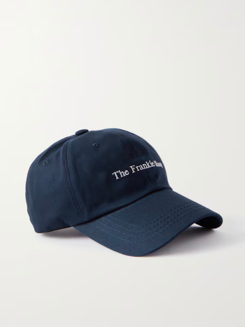  Frankie Shop embroidered cotton-twill baseball cap
