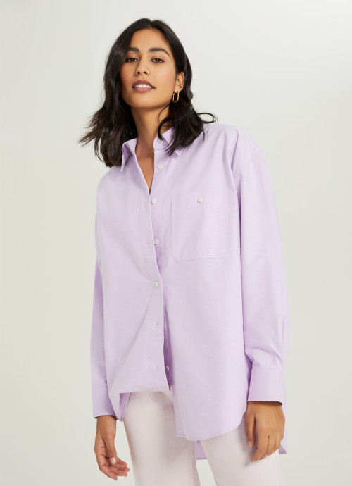 SN Classic Button Up purple