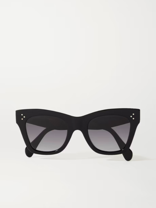 CELINE EYEWEAR
Oversized cat-eye acetate sunglasses