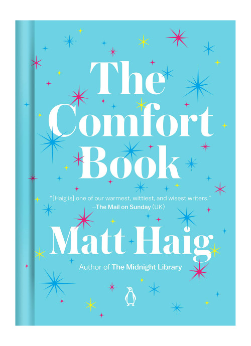 The Comfort Book by Matt Haig blue book cover