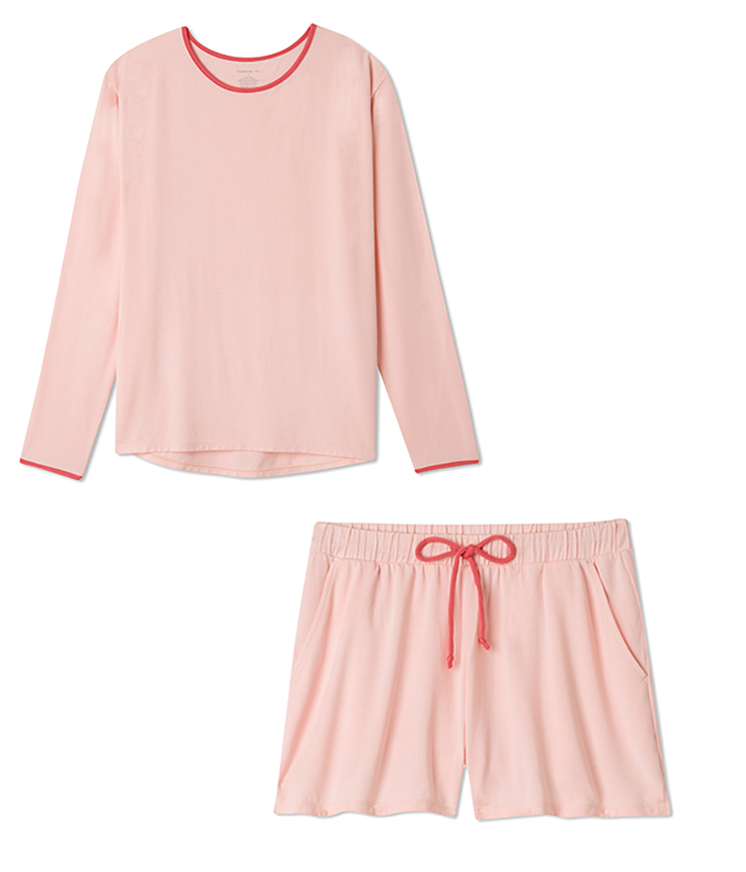 Summersalt The All Day & Night Short Set in Peony