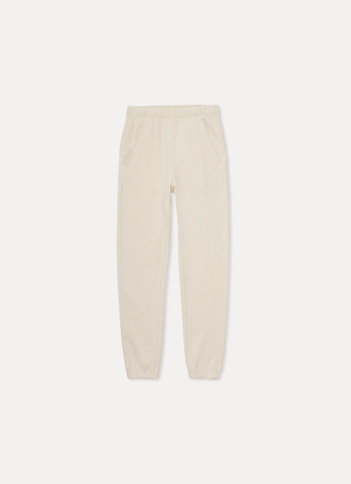 Something To Smile In Classic Sweatpants Ivory