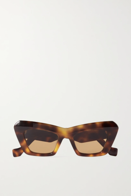 LOEWE Cat-Eye Tortoiseshell Acetate Sunglasses