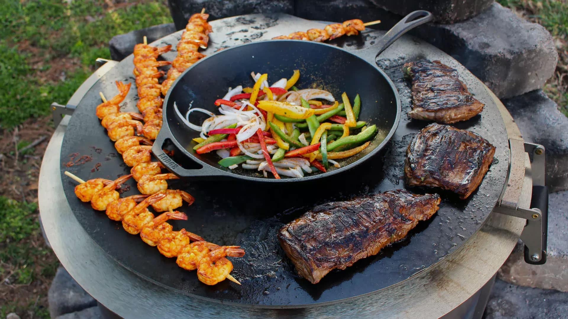 Live WOLF griddle demonstration - seared SALMON (tips, tricks, how