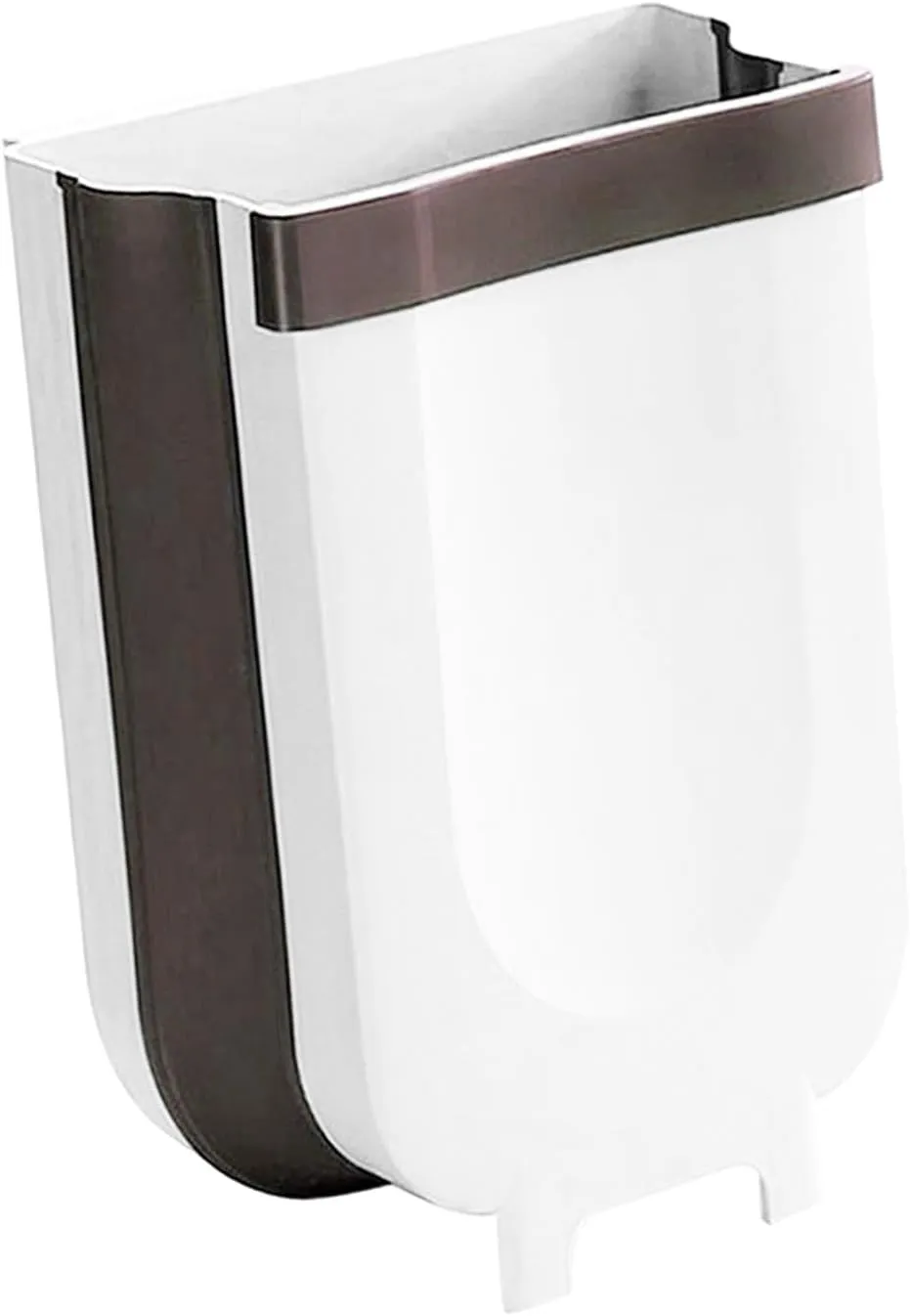 Cabinet Door Hanging Mounted Folding Kitchen Trash Waste Garbage Bin Can