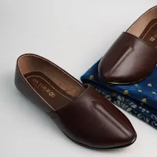 Warrior Brown Khussa & Kolhapuri Sandals 🥿 - Traditional Ethnic Footwear | Handcrafted, Comfortable & Durable