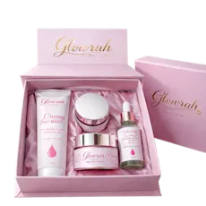 Glowrah Kit – Brightening Face Wash + Serum + Cream + Scrub 🎁 | All-in-One Clear Skin Solution with Special Gift & Luxury Box | Skincare