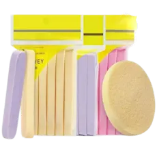 🌸 Soft Makeup Puffs Set - Pastel Colors, Blending Sponges for Liquid, Cream & Powder | Skincare Application