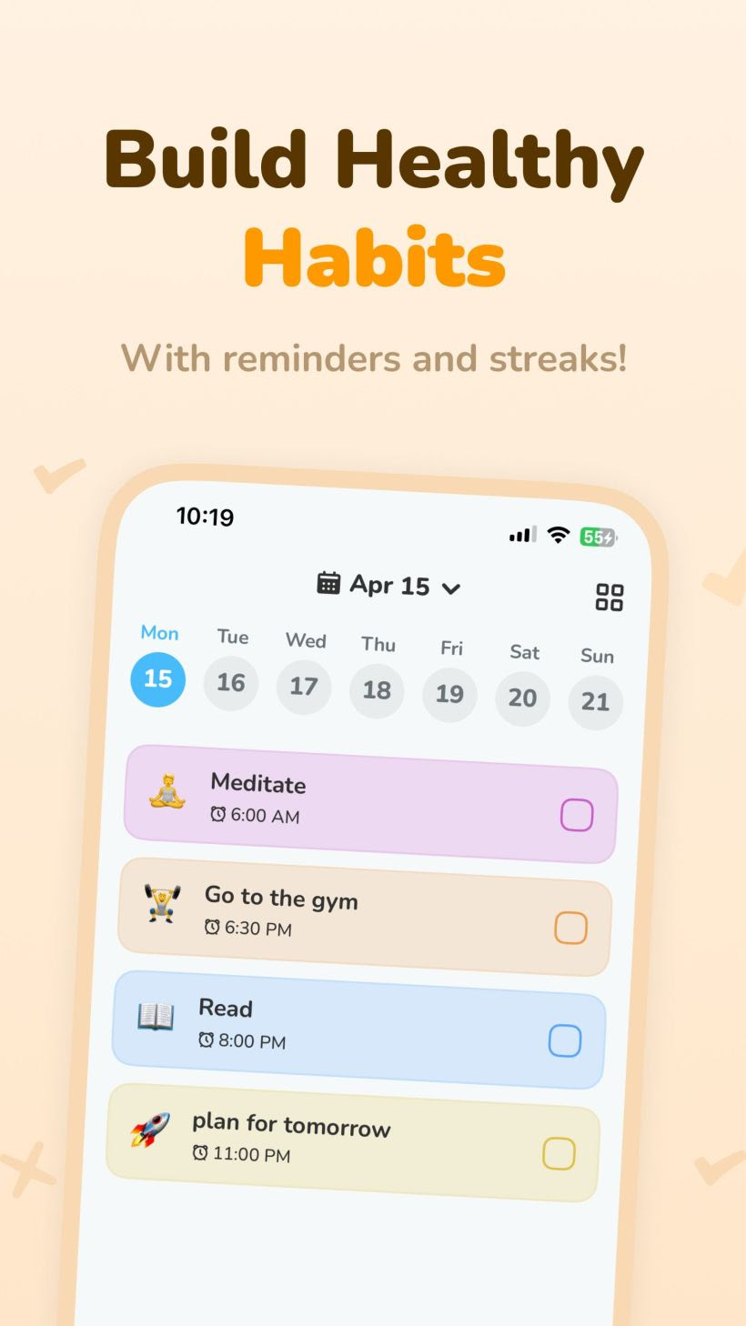 habits screen