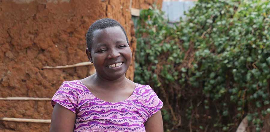 mid-shot of Nancy Odari smiling