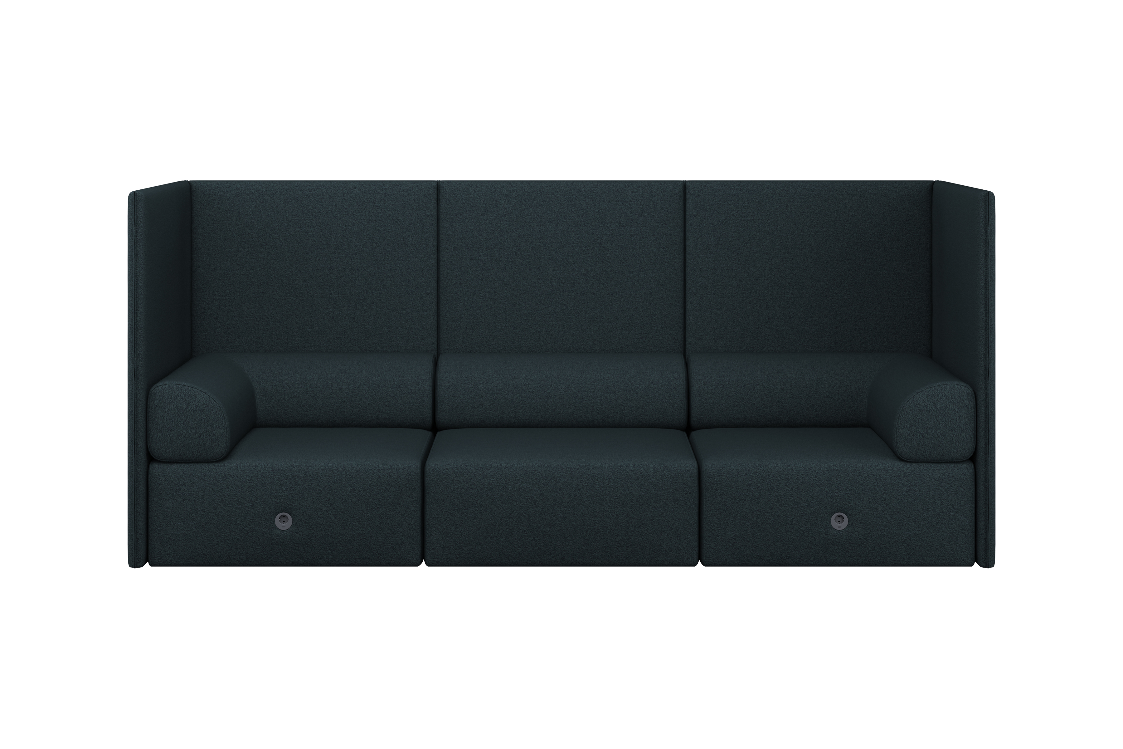 Palo Block 3-seater Sofa High Back with Armrests, Pine (UK), Art. no. 20752 (image 4)