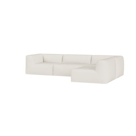 Great 3-seater Sofa Corner Right, Cifrado 0111
