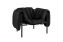Puffy Lounge Chair, Black Leather / Black Grey, Art. no. 20259 (image 1)