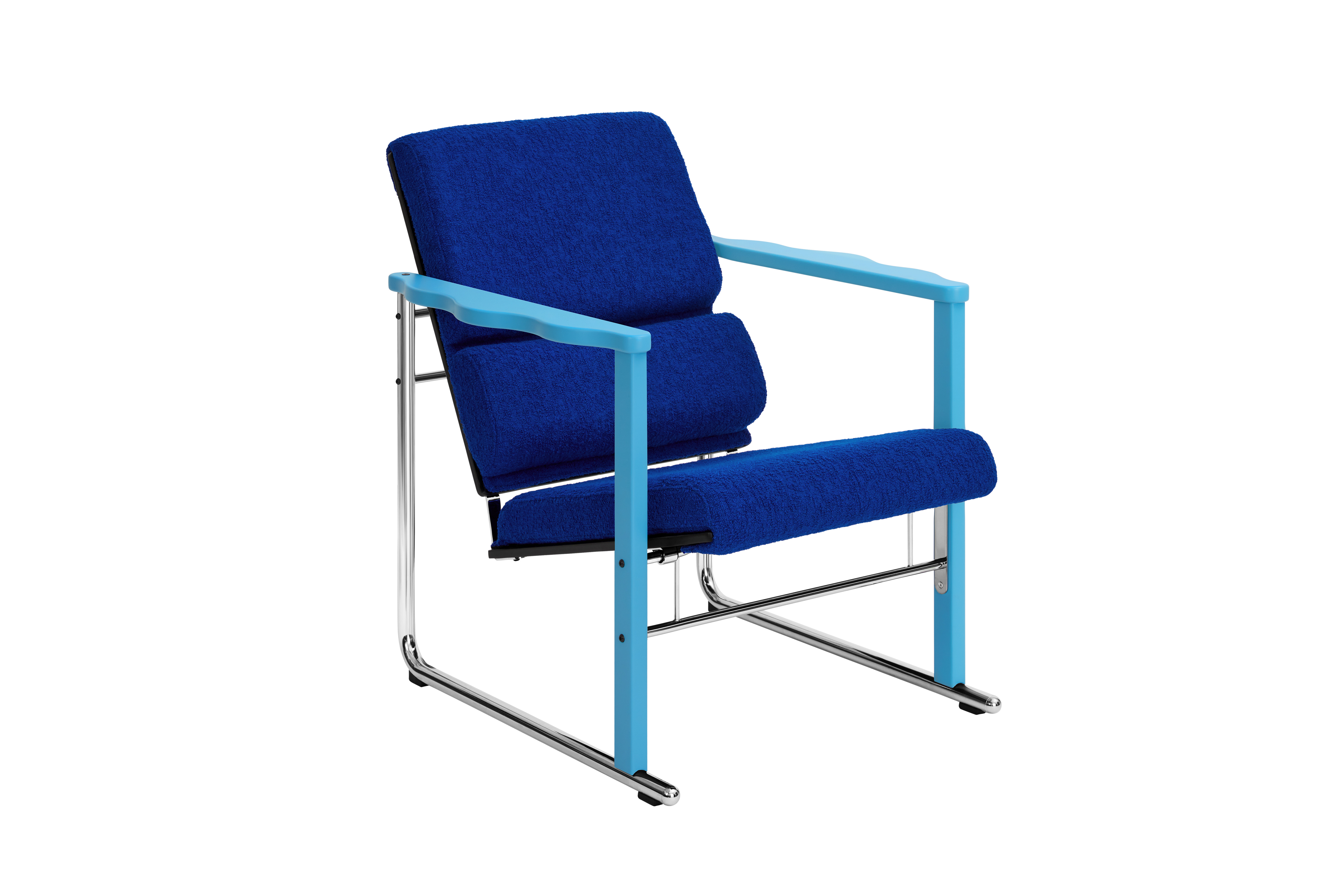 Experiment Lounge Chair, 502 / Blue / Ultramarine (UK), Art. no. 31550 (image 1)