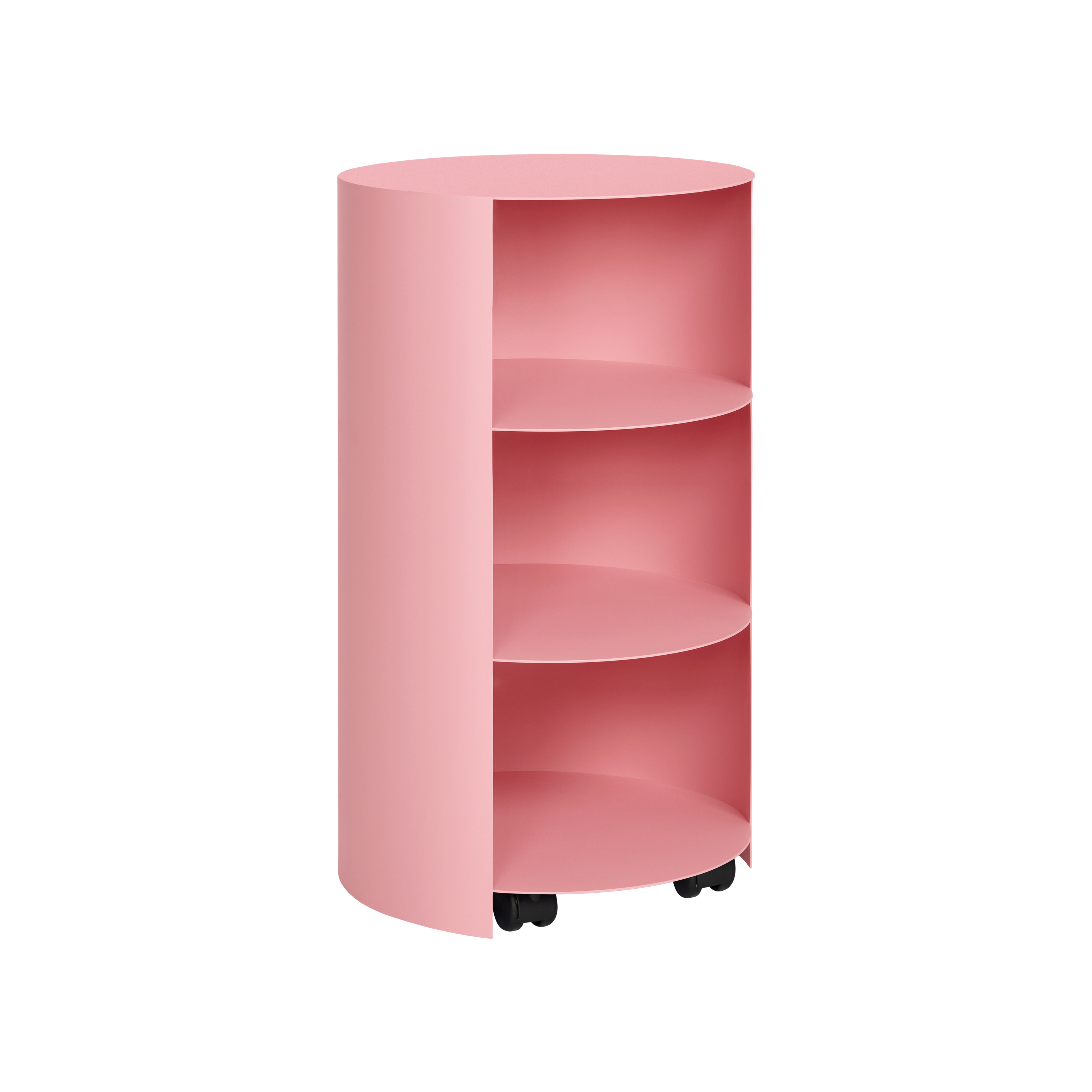 Hide Pedestal, Light Pink Textured