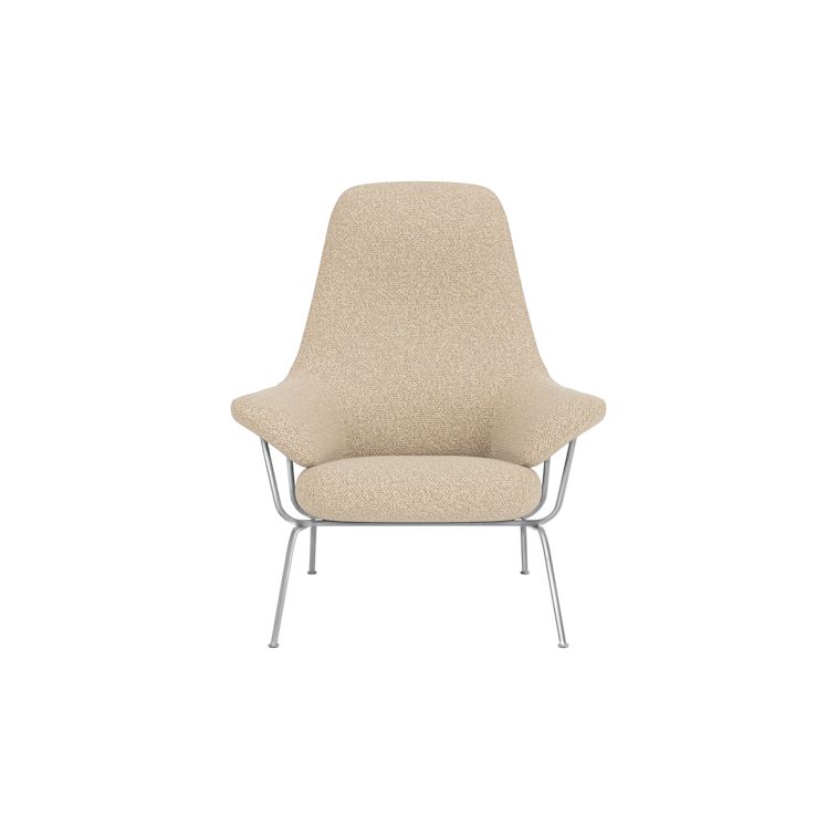 Hai Lounge Chair, Storr 1501/Brushed Stainless, Art. no. 31754 (image 2)