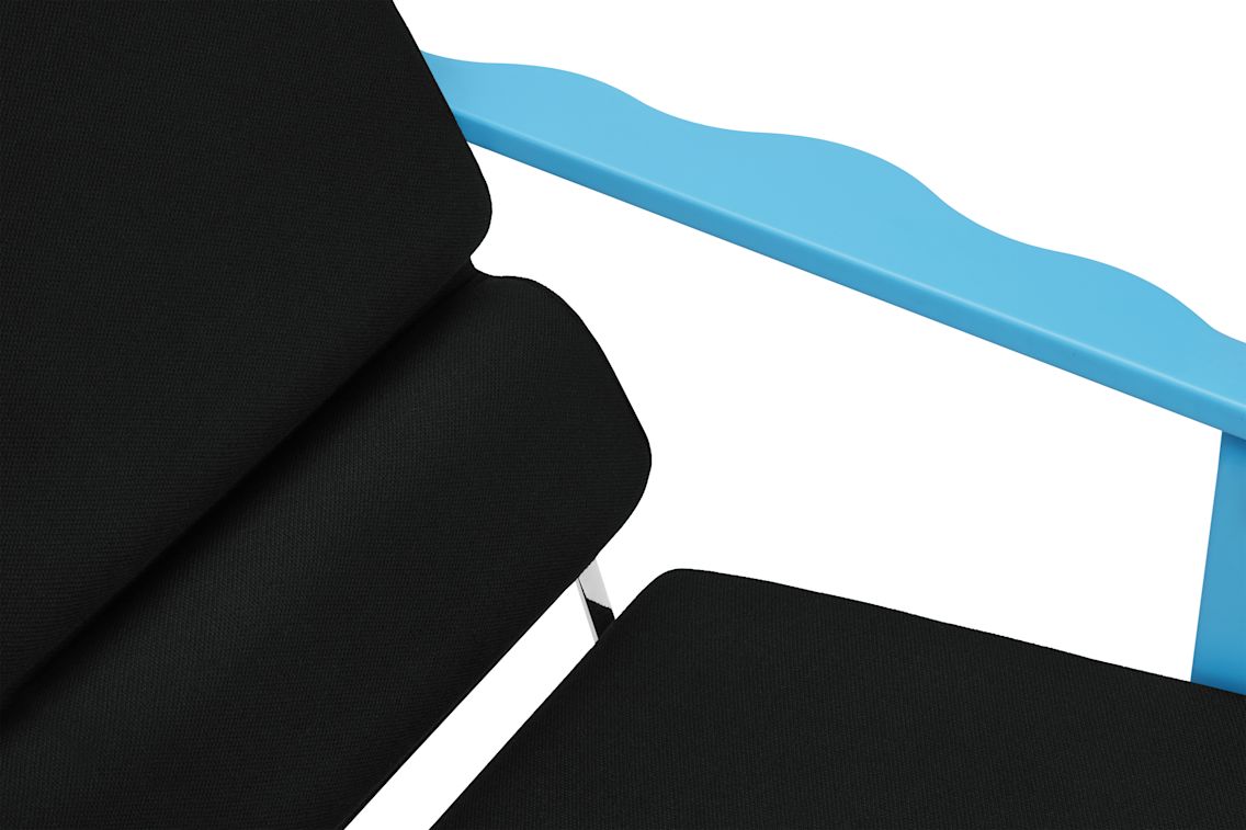 Experiment Lounge Chair, 502 / Blue / Black, Art. no. 30946 (image 5)