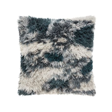 Monster Cushion Medium, Dark Teal / Off-white