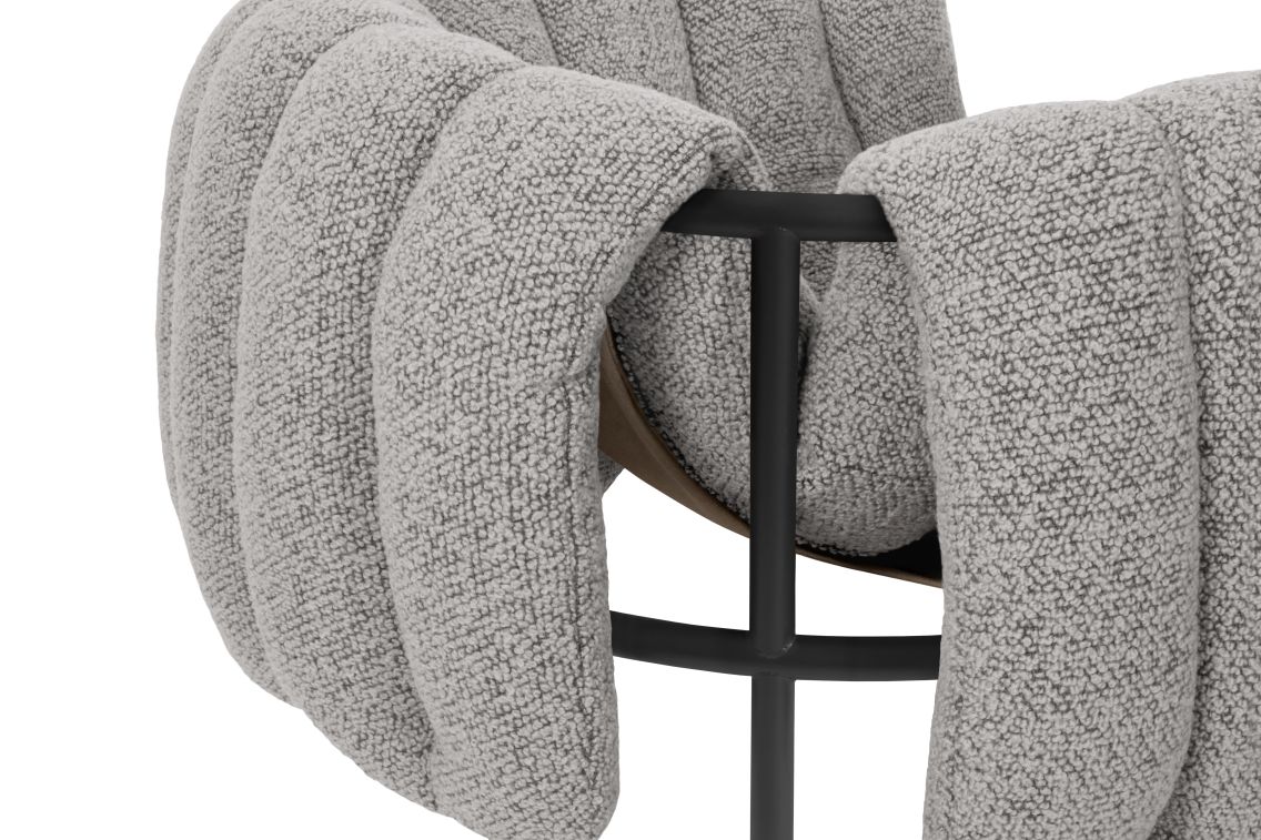 Puffy Lounge Chair, Pebble / Black Grey, Art. no. 20475 (image 6)