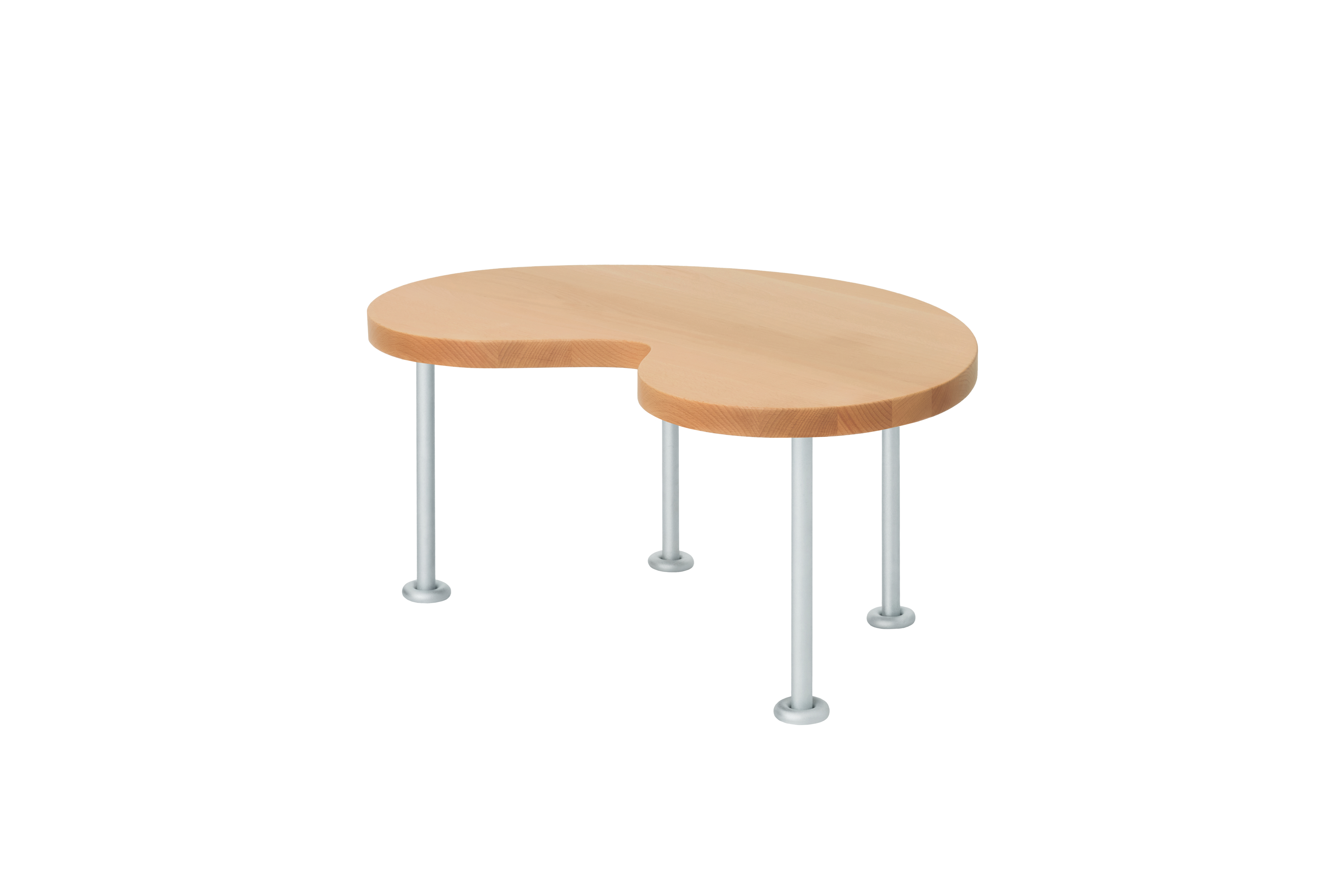 Worm Coffee Table Small, Beech/Steel, Art. no. 31386 (image 1)