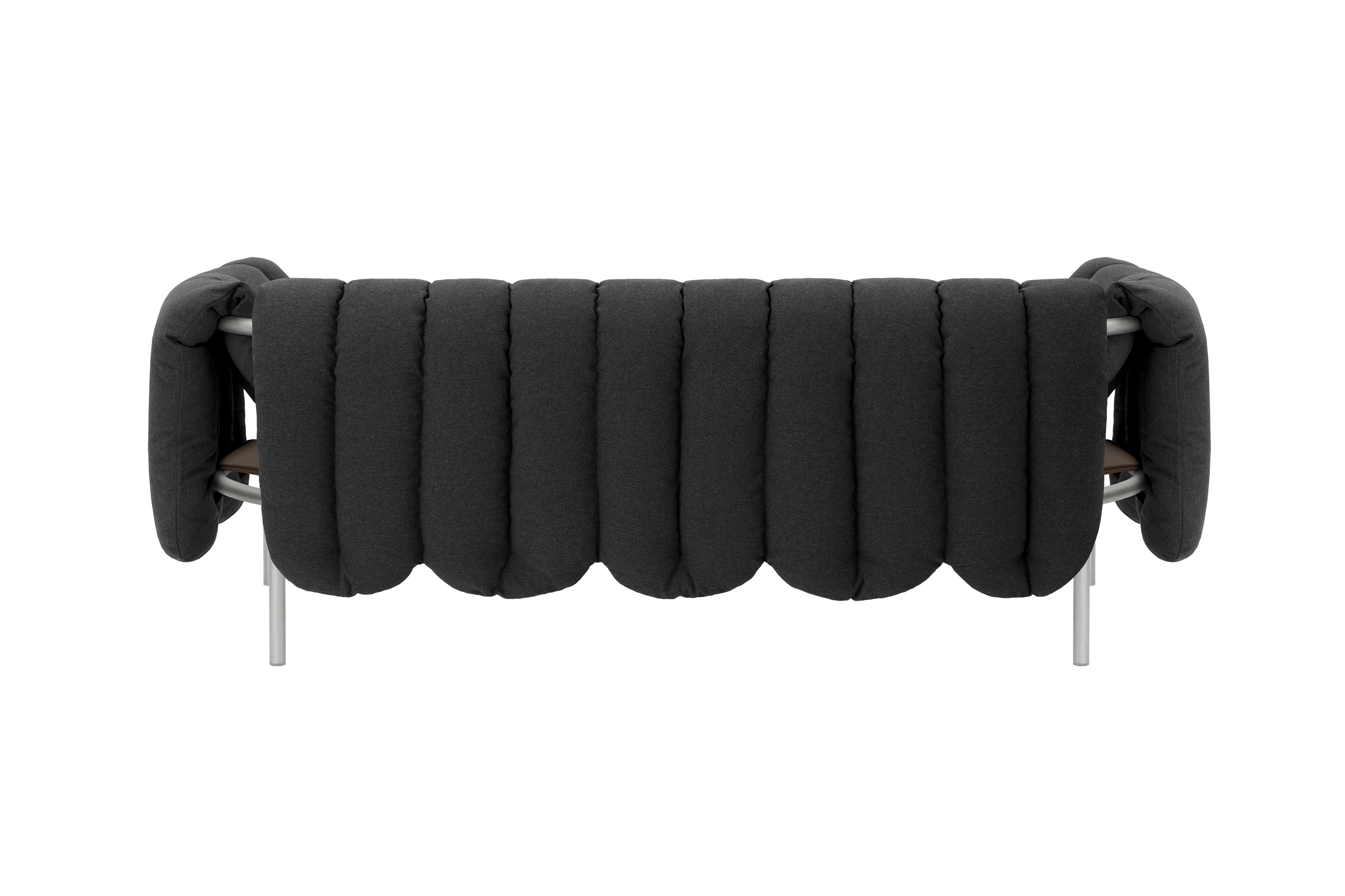 Puffy 2.5-seater Sofa, Anthracite / Stainless, Art. no. 20720 (image 4)