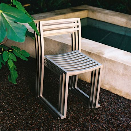 Chop Chair (Set of 2), Stainless